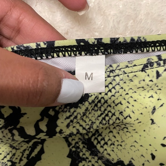 Neon Snake Print Bikini - Picture 8 of 10